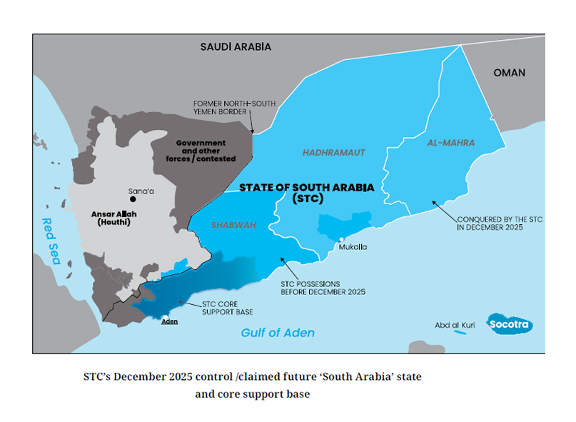 South Yemen Map